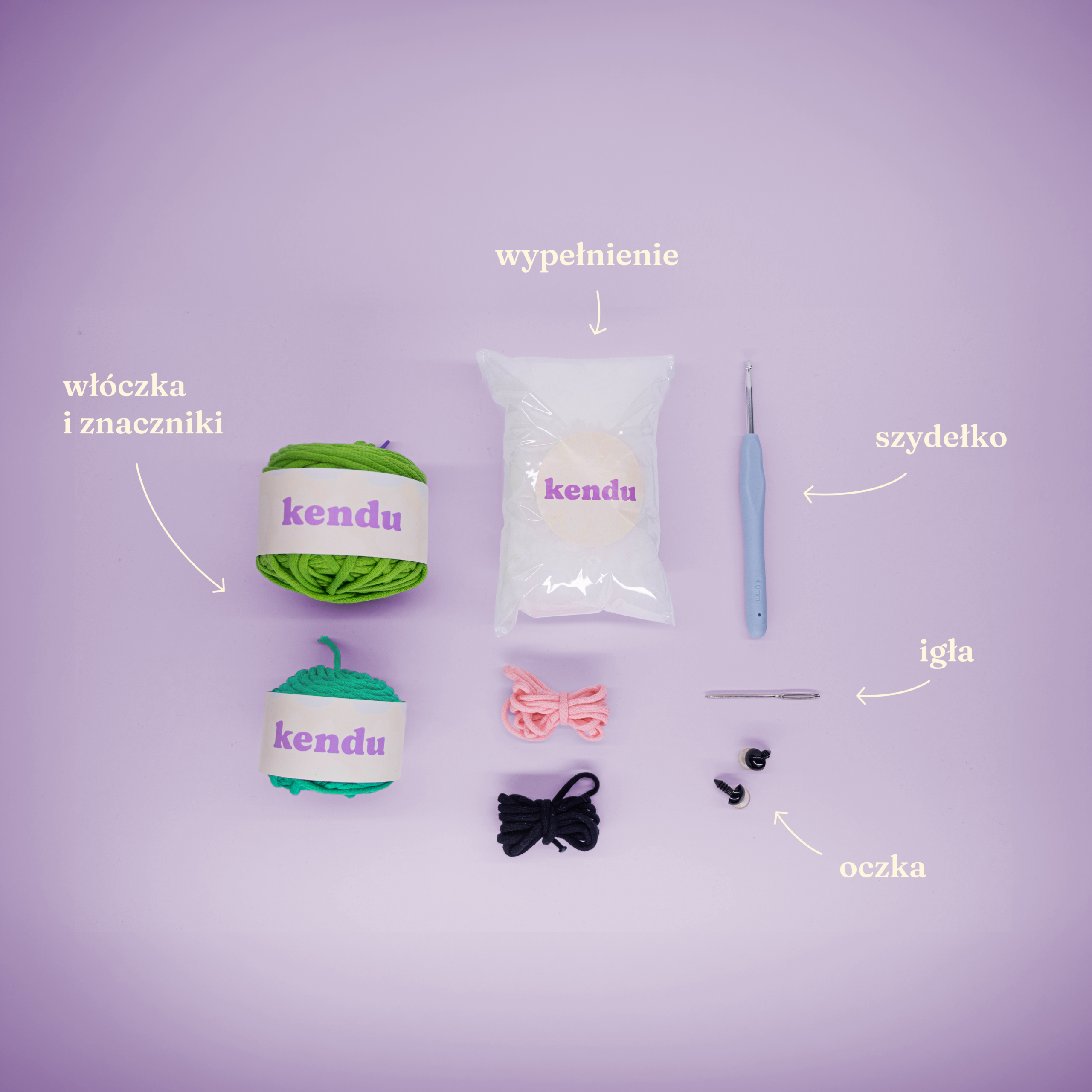 Zawartość zestawu Kendu DIY Box